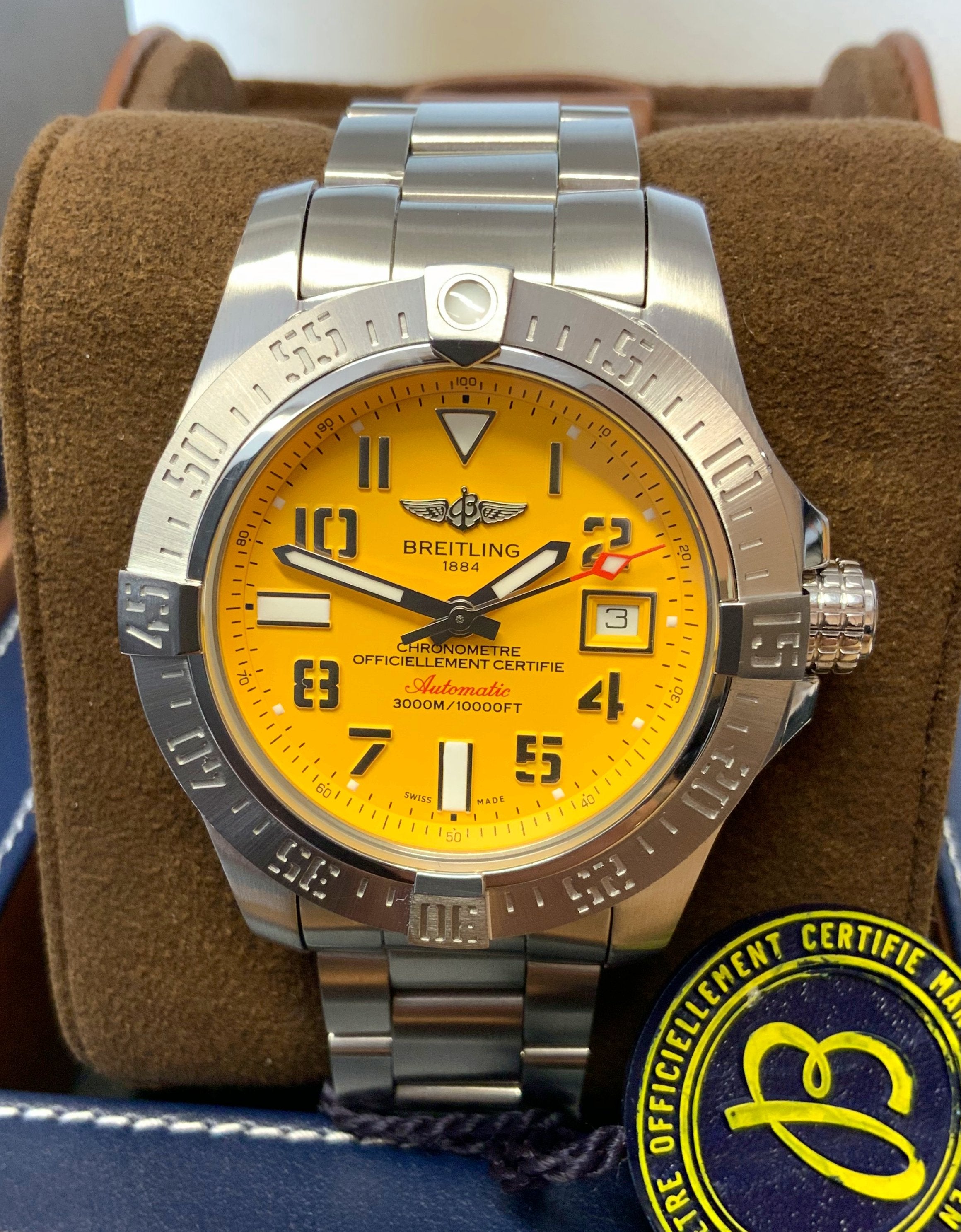 Breitling Emergency II Cobra Yellow Dial